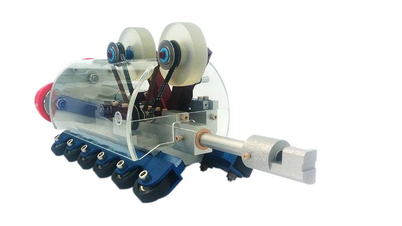 In-situ inspection robot for 3D magnetic cartography of cylindrical structure